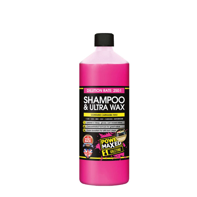 Car Shampoo &amp; Ultra Wax - 1 Litre