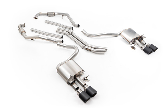 Milltek Cat-Back System - Audi S5 (B9) 3.0T Coupe Only (NON GPF Models Only - Sport Diff Vehicles Only & with Brace Bars) - Right Hand Drive Cars Only