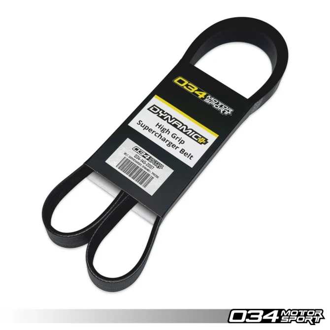 034Motorsport Dynamic+ Supercharger Belts - B8/B8.5, C7/C7.5, D4, & 4M EA837 3.0T