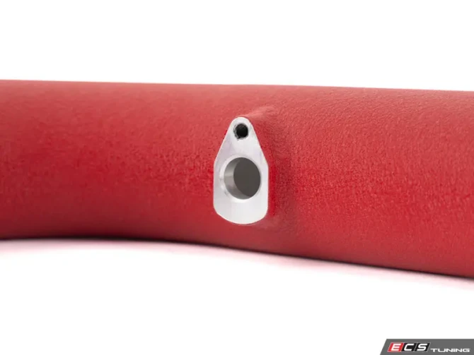 ECS Tuning MK8 Golf R Charge Pipe Kit - Wrinkle Red