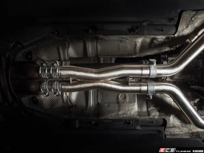 ECS Tuning B8 S4/S5/Q5 3.0T Downpipes With Integrated X-Pipe ( ECS-ES4376068)