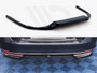 Maxton Design Gloss Black Central Rear Splitter VW Passat B8 (2014-2019)