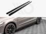 Maxton Design Gloss Black Side Skirts Diffusers V.2 VW Passat Cc (2008-2012)