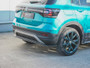 Maxton Design Gloss Black Central Rear Splitter VW T Cross (2018-)