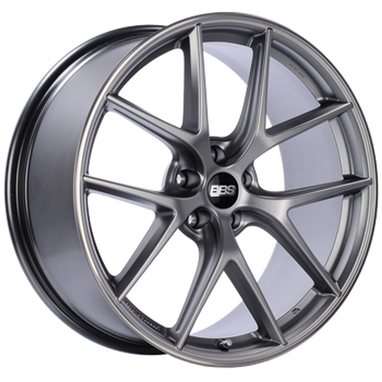 BBS CI-R Alloys (Each) With Mounting Kit 8x19 - Mk7/Mk8 – platinum silver - (B10013790)