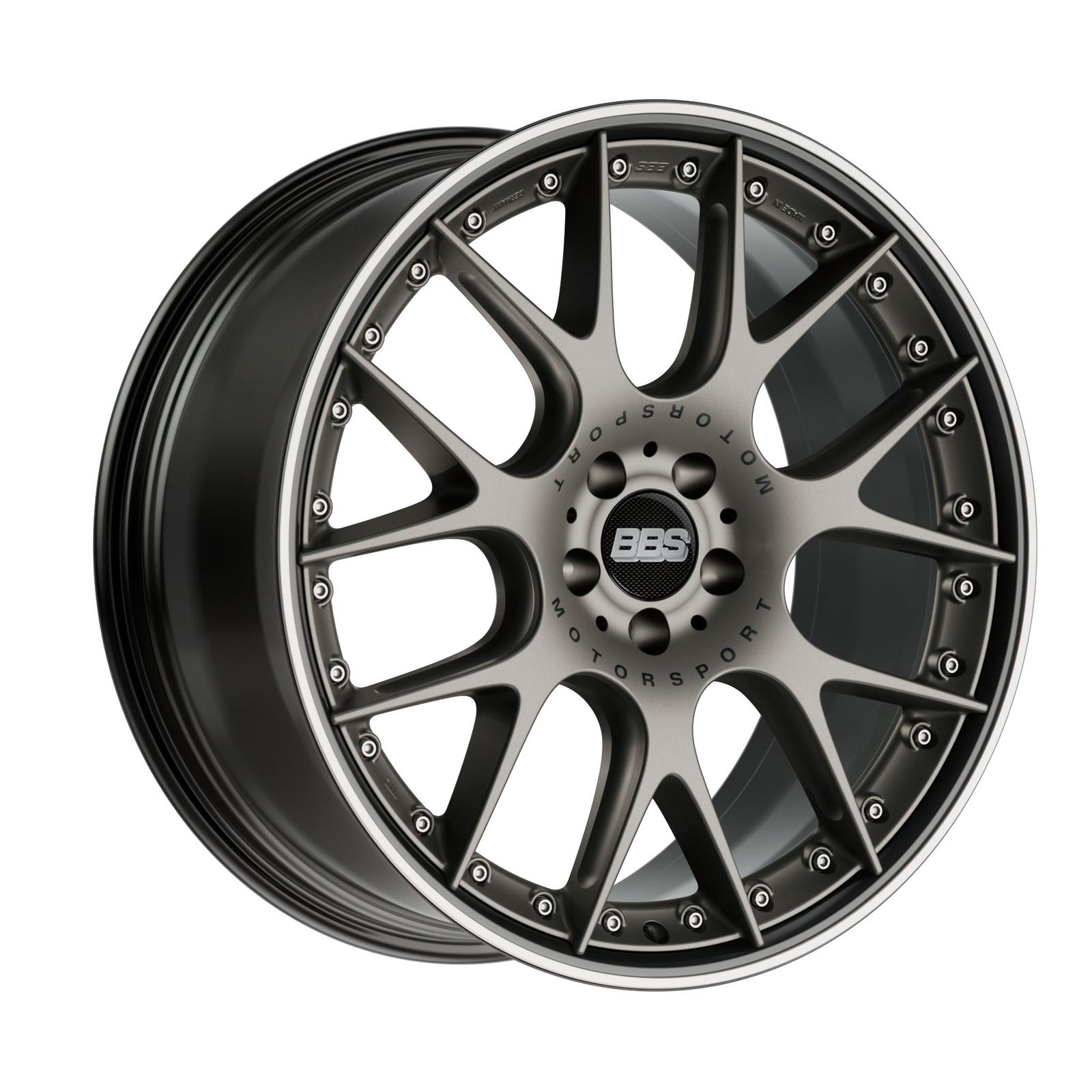 BBS CH-R II Alloys (Each) With Mounting Kit 10.5x22 - RS6 C8 – Platinum Black - (B10026946+B0931360), view 1