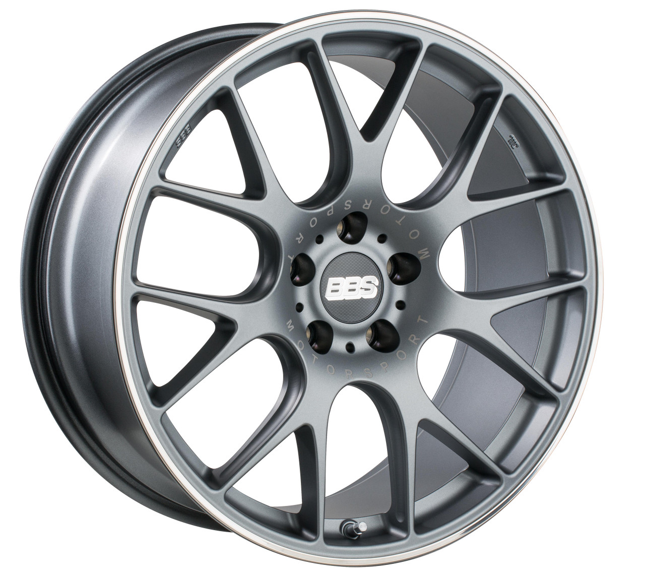 BBS CH-R Alloys (Each) With Mounting Kit 8.5x19 - RS3 8Y/S3 8Y – Satin Titanium - (B0362354+B0931378)
