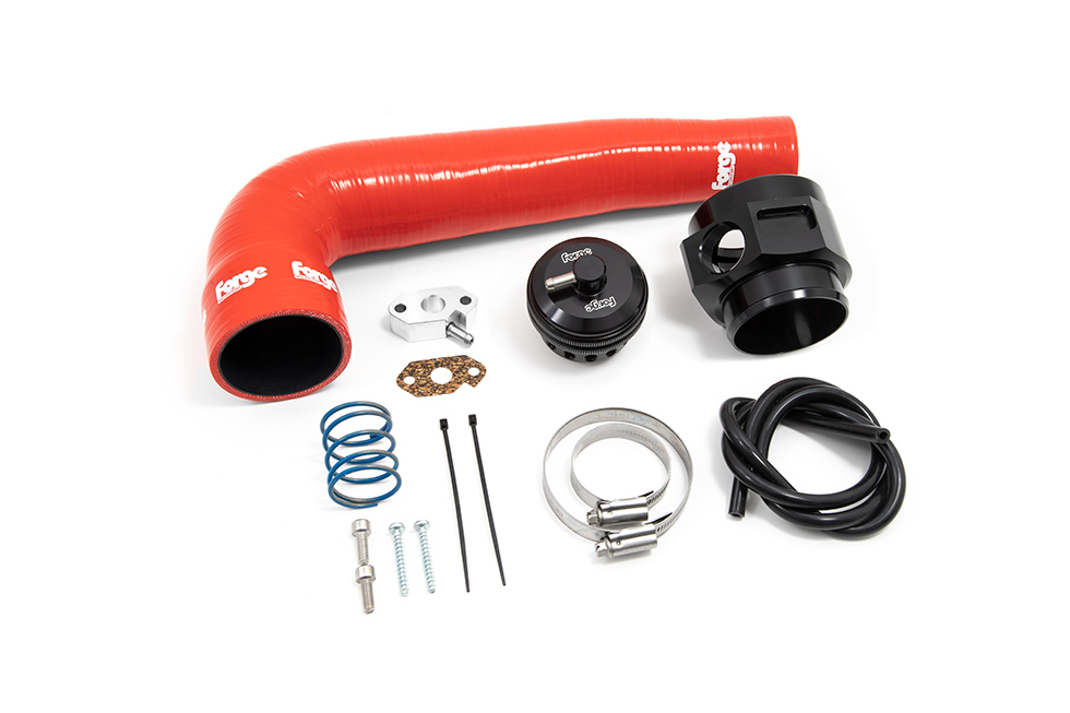 Forge Blow Off valve for VAG 1.2TSI / 1.4TSI – Black Valve - Red Hose