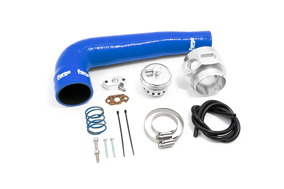 Forge Blow Off valve for VAG 1.2TSI / 1.4TSI – Black Valve - Blue Hose