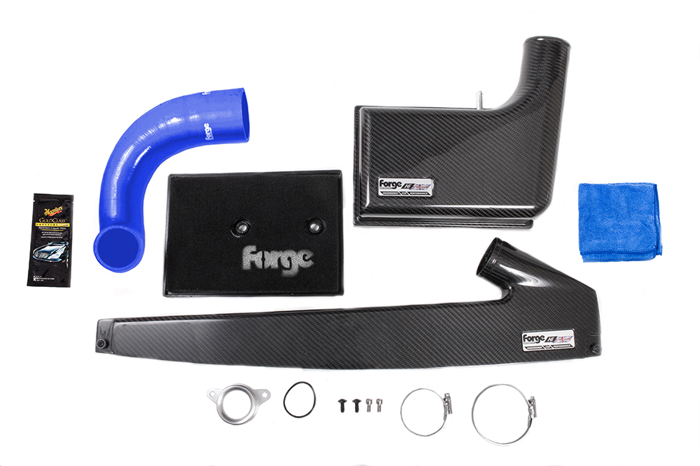 Forge Motorsport Carbon Fibre Intake Kit - 1.4TSI MQB Cars – Blue Hose