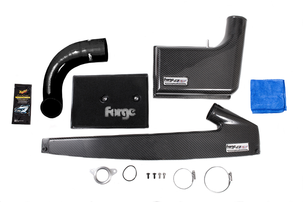 Forge Motorsport Carbon Fibre Intake Kit - 1.4TSI MQB Cars – Black Hose