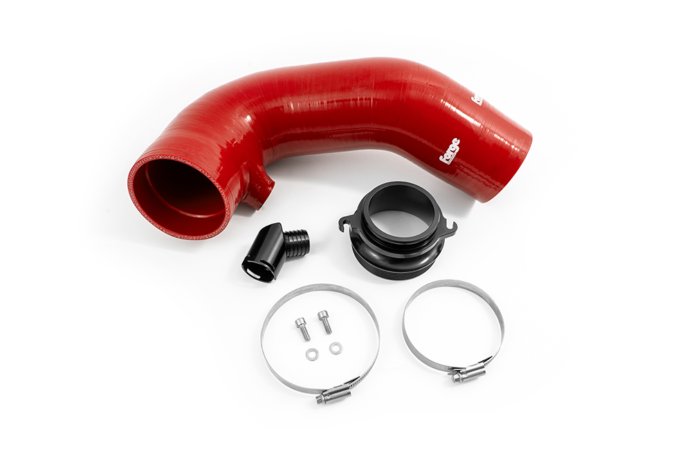 Forge High Flow Intake Hose - Golf MK8 R/S3 8Y (RHD ONLY) – Red