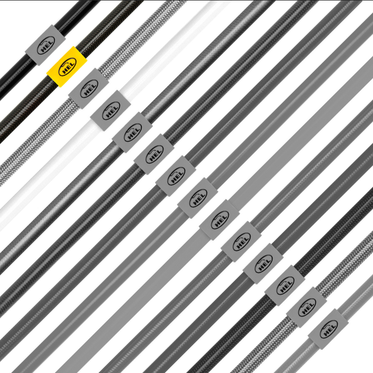 Hel Performance Braided Brake Lines - RS3 8Y (Sportback & Saloon) - With Ceramic Brakes – Carbon Fibre Look, view 1
