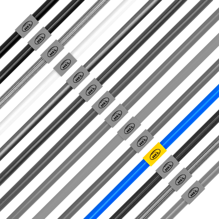 Hel Performance Braided Brake Lines - RS3 8Y (Sportback & Saloon) - With Ceramic Brakes – Blue, view 1