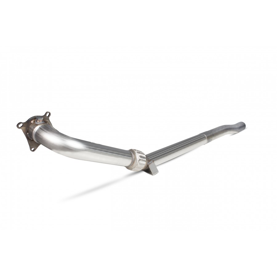 Scorpion Downpipe and Cat / Decat - Volkswagen Golf Mk6 'R' – Cat-Delete (SVWC038)
