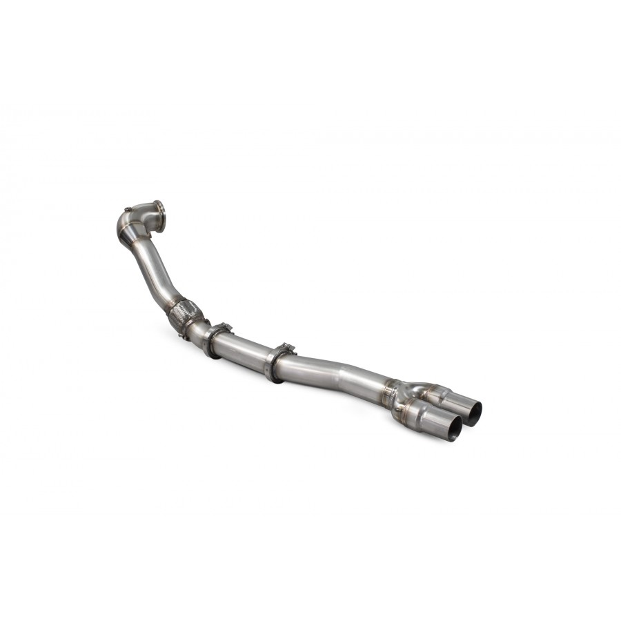 Scorpion Downpipe Options - Audi TT RS (8S) – De-Cat Downpipe (SAUC079), view 1