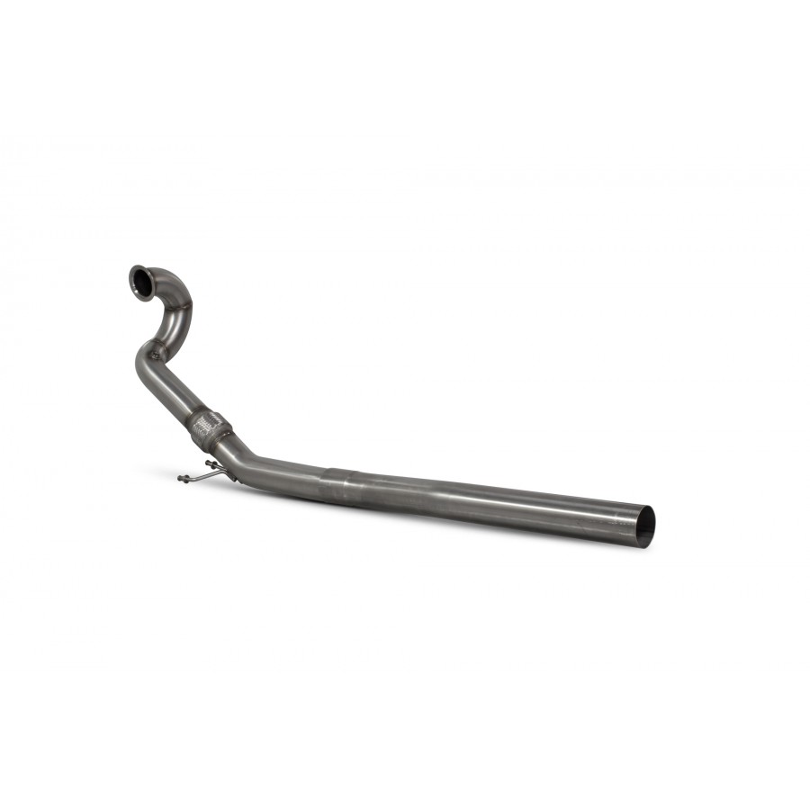 Scorpion 80mm Downpipe Options - Volkswagen Golf Mk7.5 'R' (Non-GPF) – De-Cat Downpipe (SVWC054), view 1