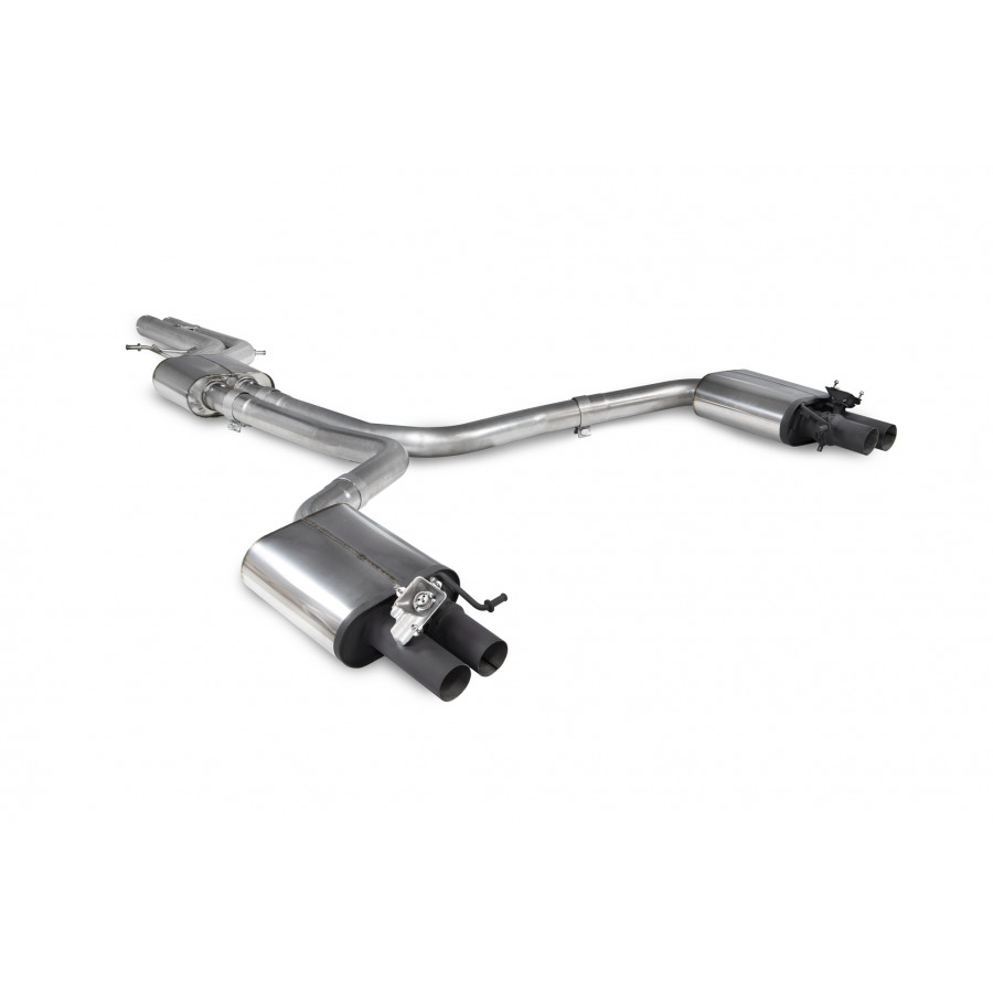 Scorpion Half-System - RS6 and RS7 C7 4.0TFSI – Resonated 1/2 System *Quieter* (SAU087), view 1