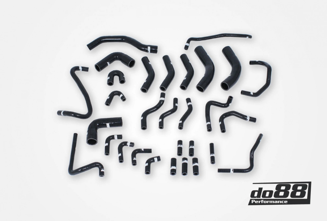 do88 Performance Vacuum Hoses - RS6 C5 – Black - (do88-kit193S), view 1
