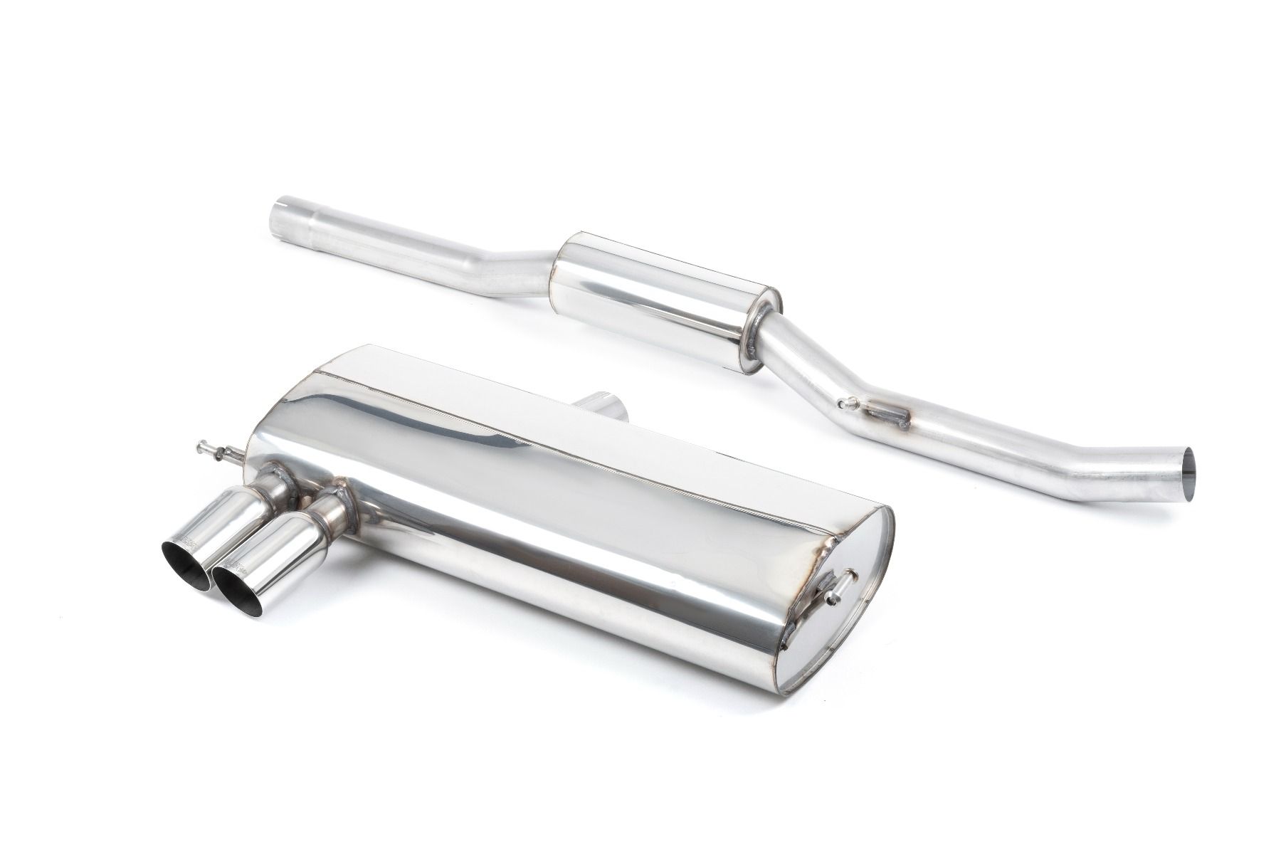 Milltek Cat-Back Exhaust - Audi S3 (8L) 1.8T Quattro – Resonated System - Quieter (SSXAU121), view 1