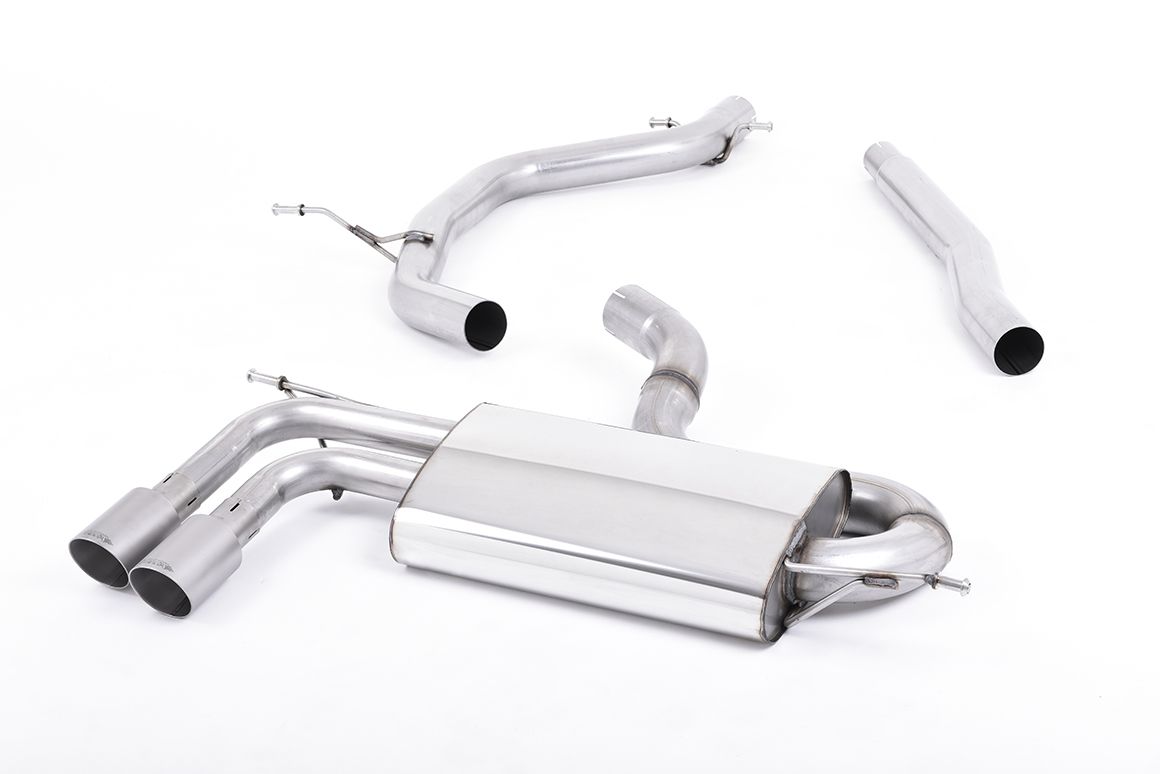 Milltek Cat-Back Exhaust - Scirocco 2.0TDI 170ps – Titanium Twin GT80 Tips (SSXAU570), view 1
