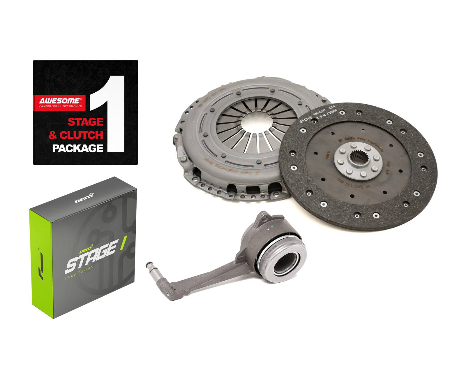 Stage 1 ECU Remap and Performance Clutch Package - Audi S1 (8X) 2.0TFSI – RacingLine Stage 1 and Sachs Performance Organic Clutch