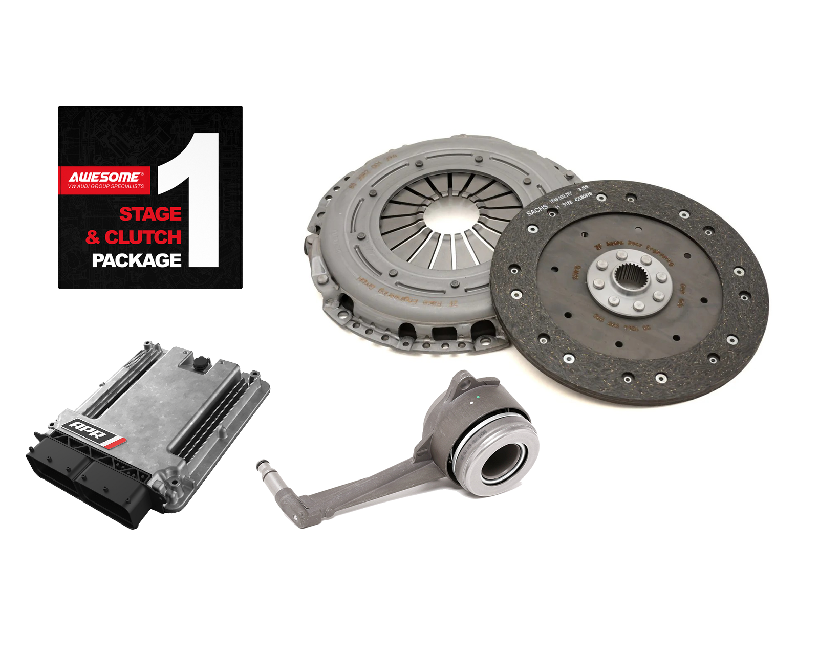 Stage 1 ECU Remap and Performance Clutch Package - VW Golf Mk7 Golf R – APR Stage 1 and Sachs Performance Organic Clutch, view 1