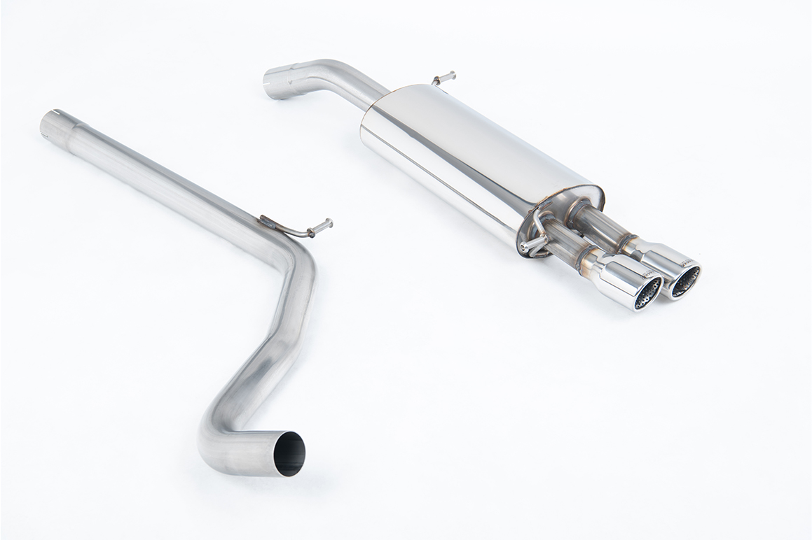 Milltek Cat-Back Exhaust - VW Polo 9N3 GTI 1.8T – Non-Resonated (SSXVW108), view 1