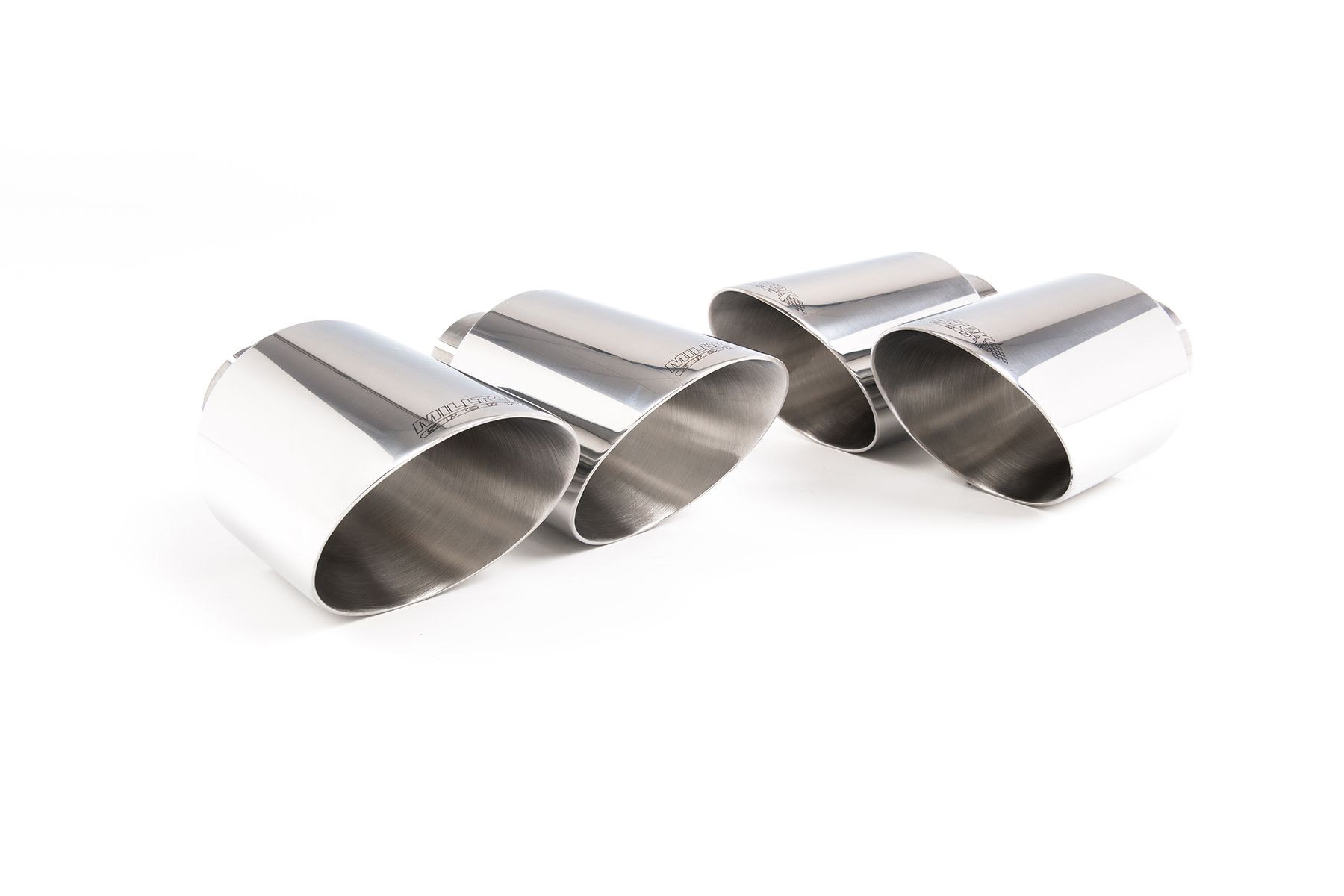Milltek Particulate Filter-back Exhaust - Non-Resonated (Louder) - Golf 8 R – Polished GT-115 Trims - SSXVW625, view 1