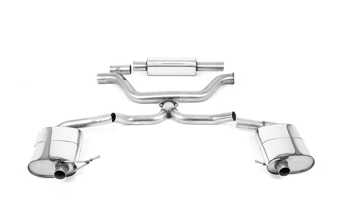 Milltek Particulate Filter Back Exhaust System - Octavia vRS 2.0 TSI 245PS – Resonated - SSXSK28, view 1