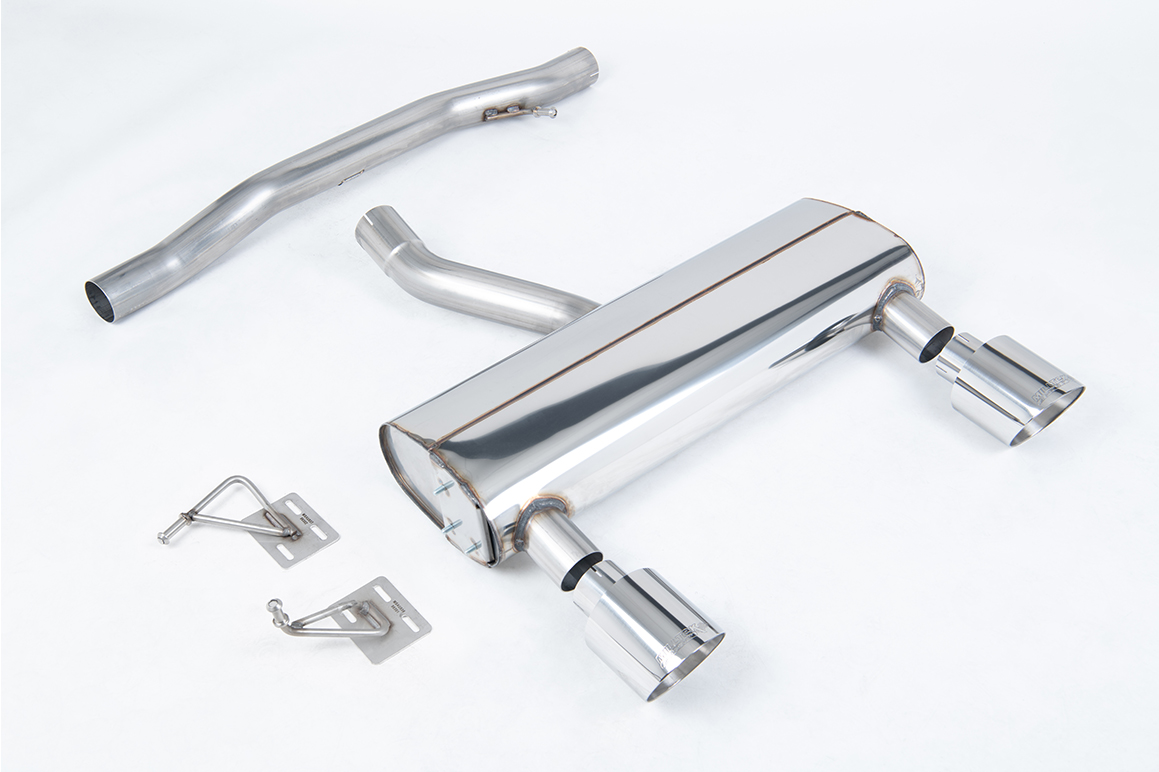 Milltek Cat Back Non Resonated Exhaust System - TT Mk1 3.2 V6 – Polished - (SSXAU1042), view 1