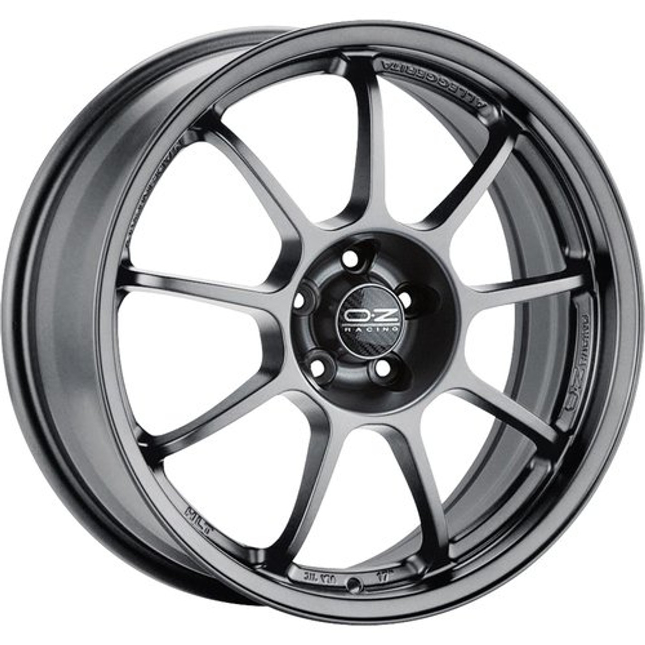 OZ Alleggerita HLT 5F Wheels (4) Multiple Colours - MQB – Matt Graphite 8x17 ET48 - W0182420522 (x4), view 1