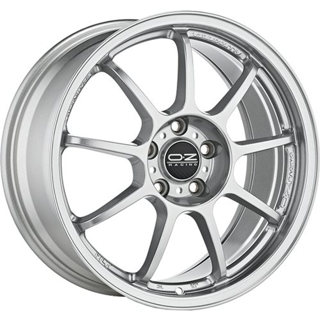 OZ Alleggerita HLT 5F Wheels (4) Multiple Colours - MQB – Star Silver 8x18 ET48 - W01830204D8 (x4), view 1