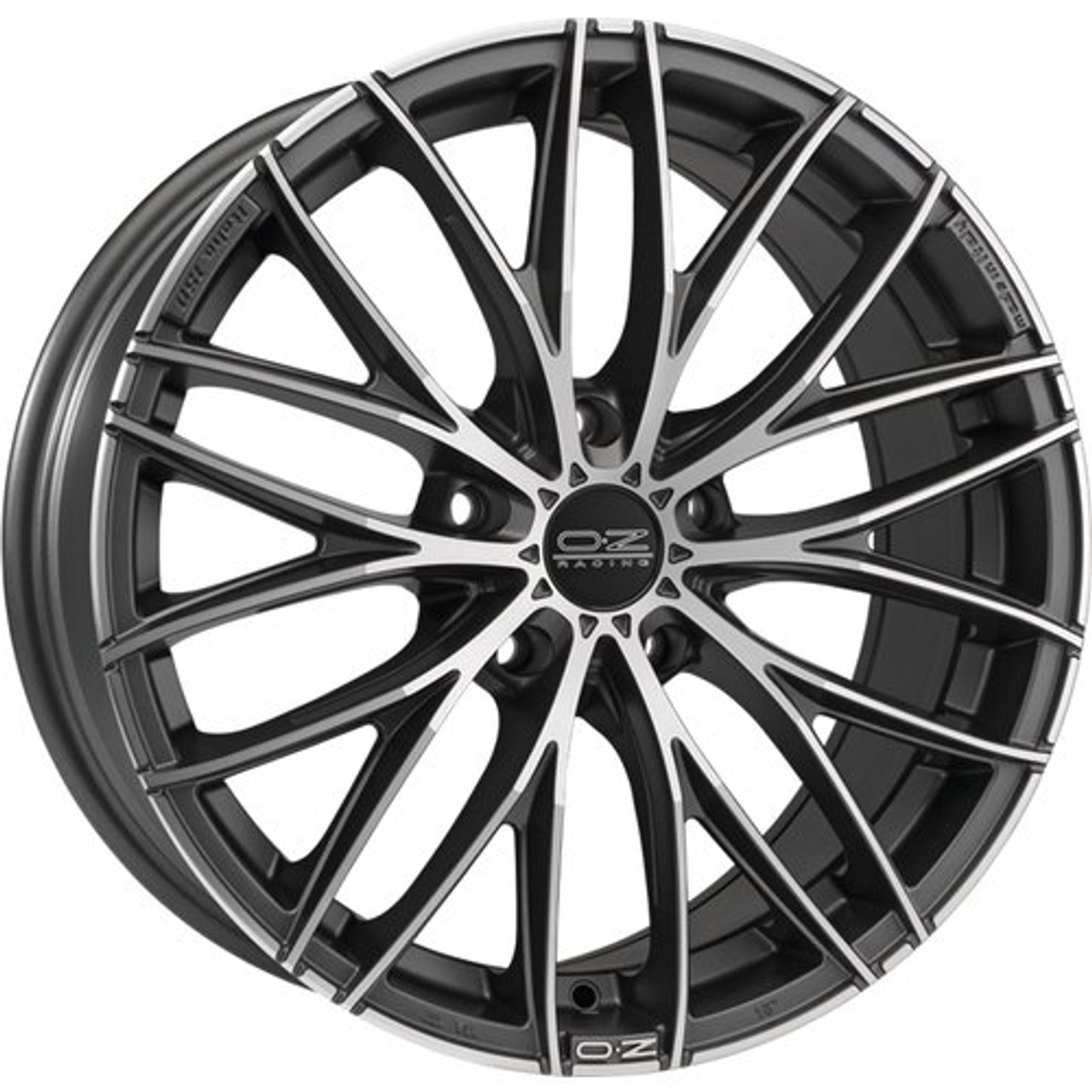 OZ Italia 150 Wheels (4) - MQB – Graphite Diamond Cut 8x18 ET48 - W0188420349 (x4), view 1