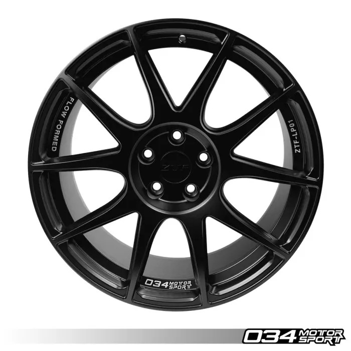 034Motorsport ZTF-LP01 Flowform Wheels, 19x9.3 ET38, 66.6/57.1MM Bore – Satin Black