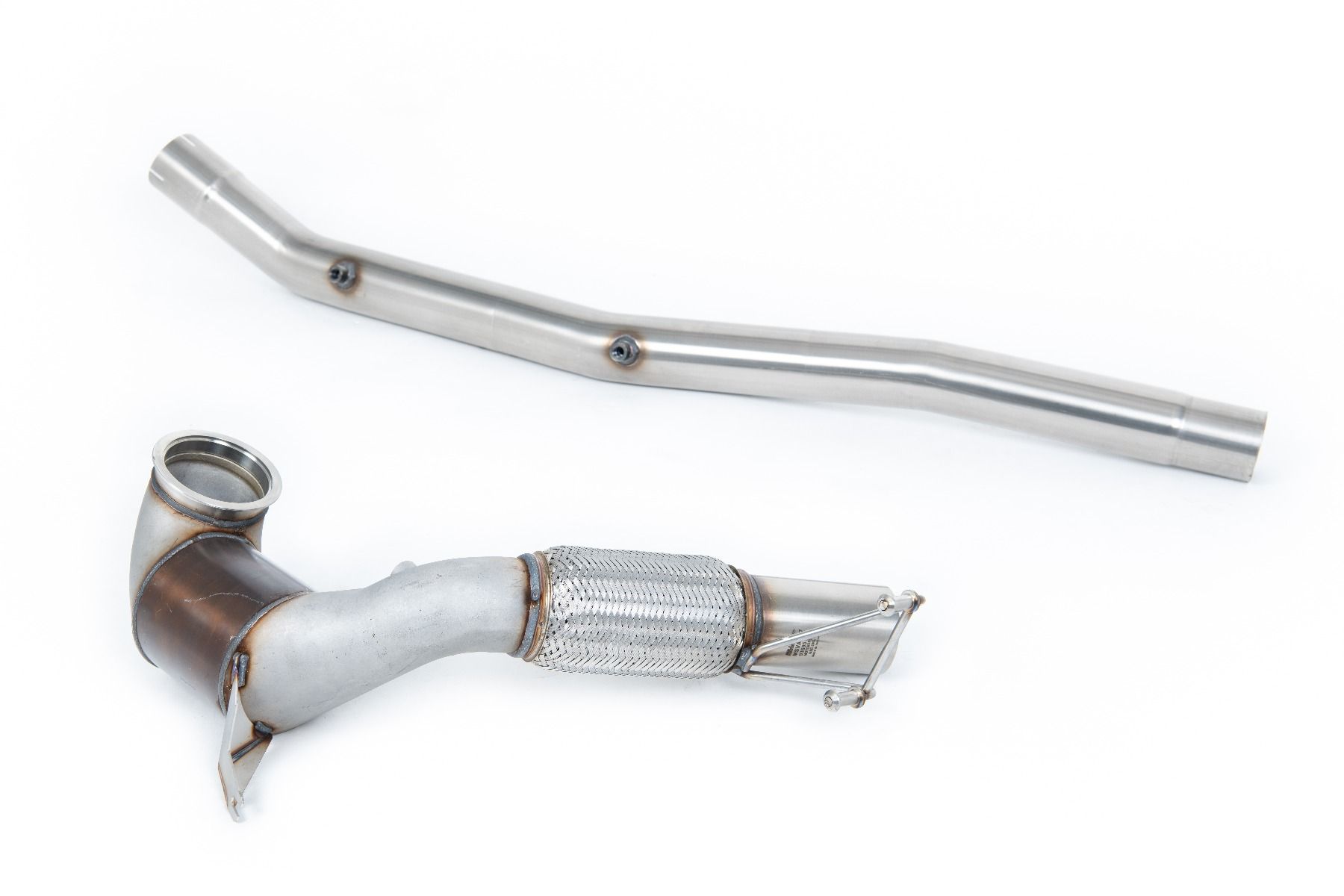 Milltek Large Bore Downpipes - Cupra Formentor 2.0TFSI 4Drive 310PS & 333PS (MQB EVO EA888.4 OPF/GPF Vehicles) – Large Bore Downpipe & High Flow Sports Cat - To suit O.E System - (SSXVW637)