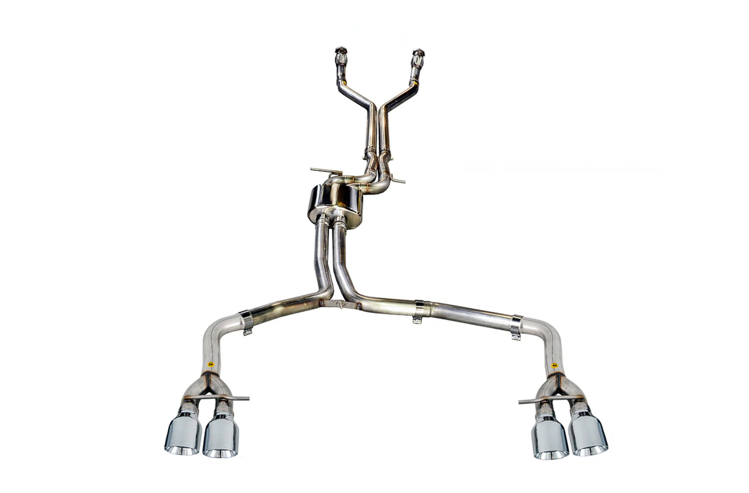 AWE Tuning S6 4.0T Track Edition Exhaust – Chrome Silver Tailpipes (3020-42042), view 1