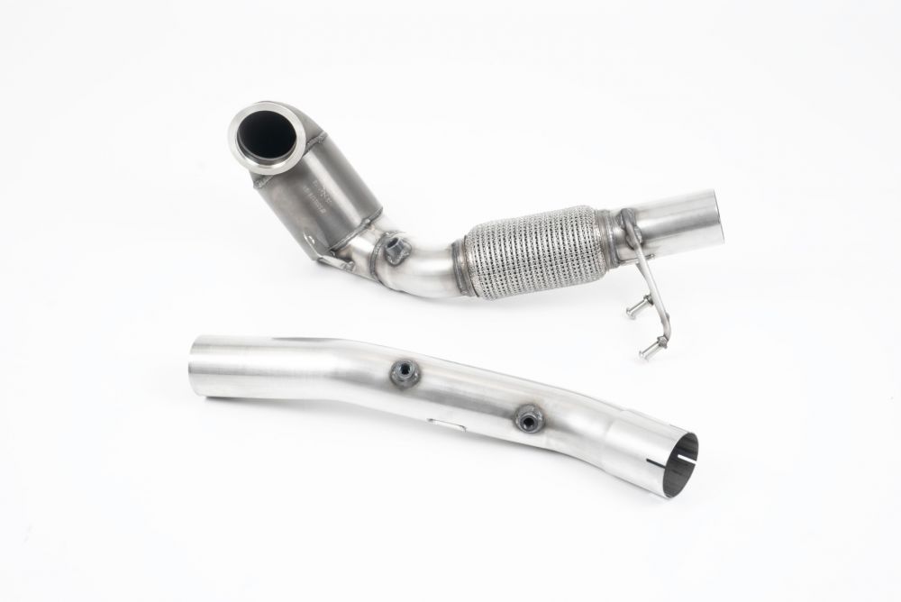 Milltek Downpipe Options - Cupra 290 3 & 5 Door Hatch (GPF/OPF Equipped Only) – Cast Downpipe with 200 Cell HJS Cat with GPF/OPF Bypass - Fits to Milltek Sport Cat Back Only (SSXVW539)