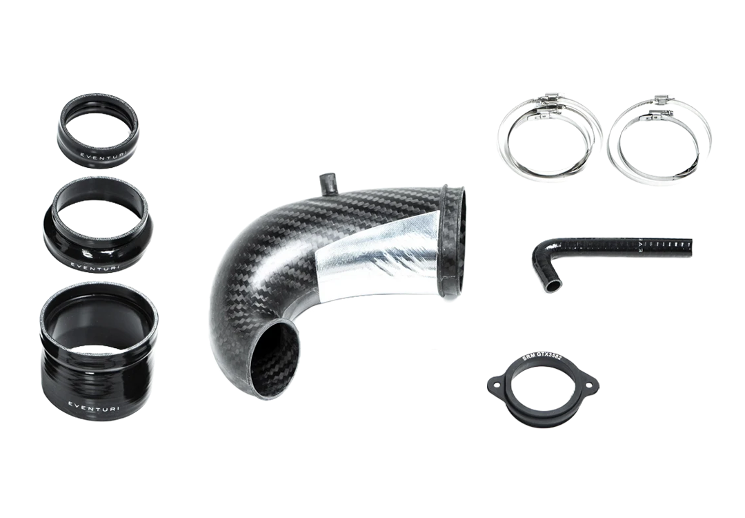 Eventuri Carbon Fibre Turbo Inlet - Audi RS3 8V FL / RS3 8Y /TT RS / RSQ3 – Left Hand Drive + SRM GTX or TTE777 Turbo