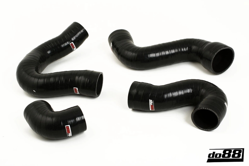 do88 Performance Silicone Pressure Hoses - A4 1.8T 190hp 2001-04 – Black - (do88-kit114S), view 1