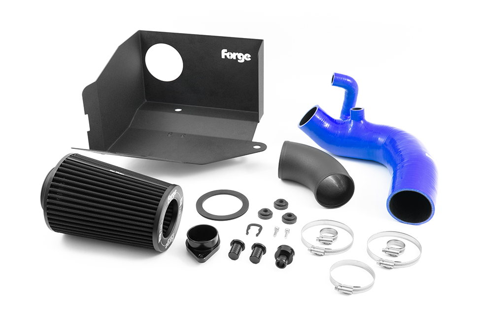 Forge Performance Intake for the 1.5 TSI EVO – Blue Hose - Pleated Cotton Filter