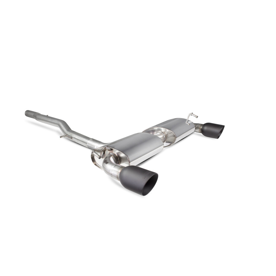 Scorpion Cat Back Exhaust - Volkswagen Golf Mk4 R32 – Non-Resonated - Satin Black Tips (SVWS040C)