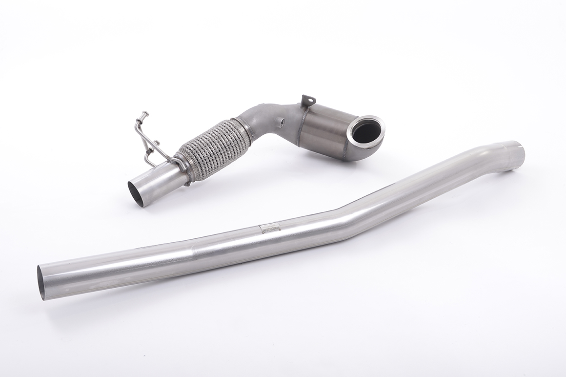 Milltek Downpipe Options - VW Golf 'R' Mk7 and Mk7.5 none GPF – Race-Cat Downpipe to suit Milltek Exhaust (SSXVW387)