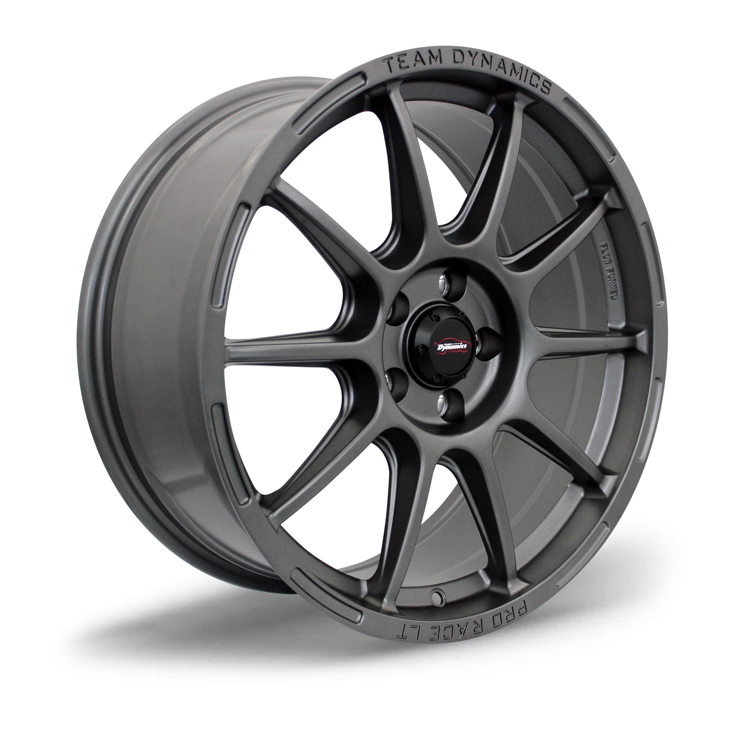 Team Dynamics Pro Race LT Alloy wheels - 18x9.0 | ET35 | 5x112 | 57.1CB – Matt Gunmetal, view 1