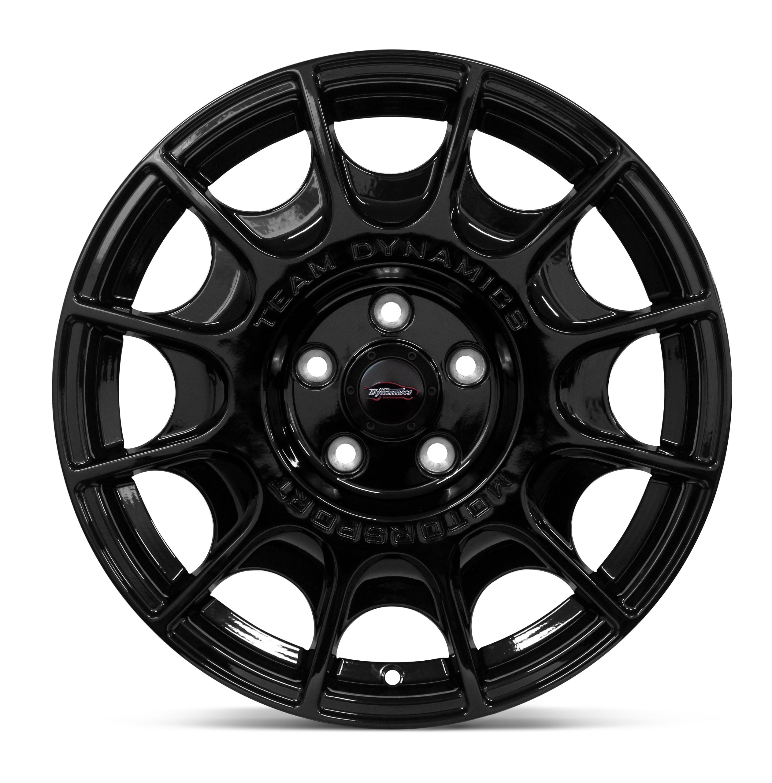 Team Dynamics Pro Rally Alloy wheels - 18x8.0 | ET50 | 5x120 | 65.1CB - VW Transporter T5/T5.1 - T6/T6.1 – Gloss Black, view 1