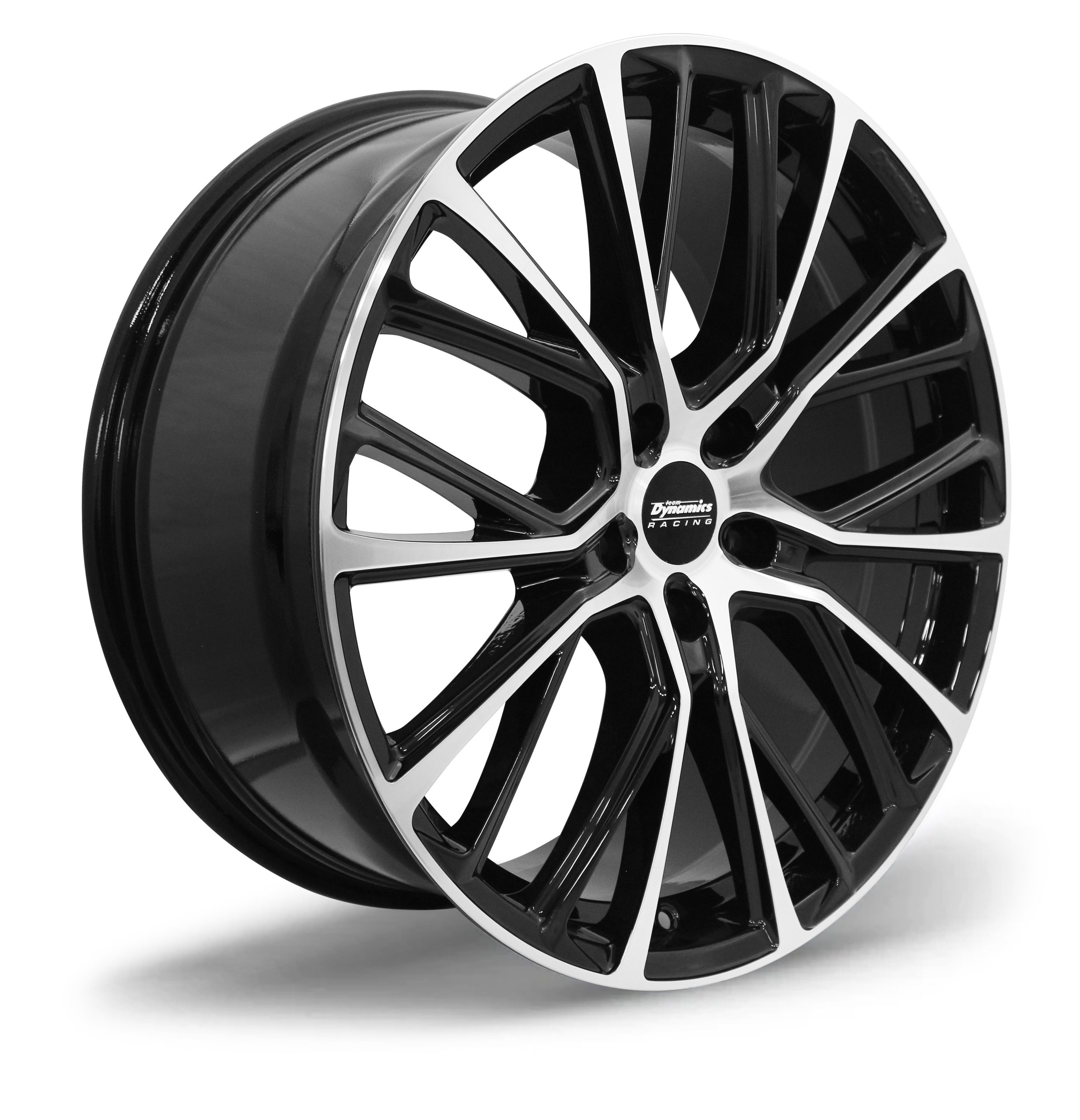 Team Dynamics Volt Alloy wheels - 20x9.0 | ET40 | 5x120 | 72.6>65.1CB - VW Transporter T5/T5.1 - T6/T6.1 – Gloss Black/Machined Face