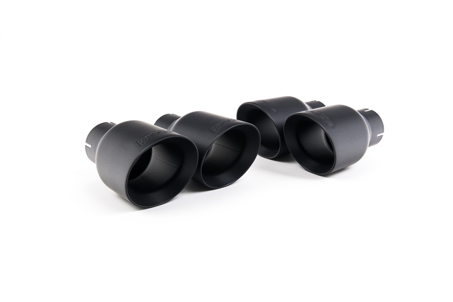 Milltek Cat-Back System - Audi S5 (B9) 3.0T Coupe/Cab (Non GPF ONLY - Non-Sport Diff Vehicles) - RHD Models Only – Resonated - Black GT100 Tips (SSXAU1132), view 1