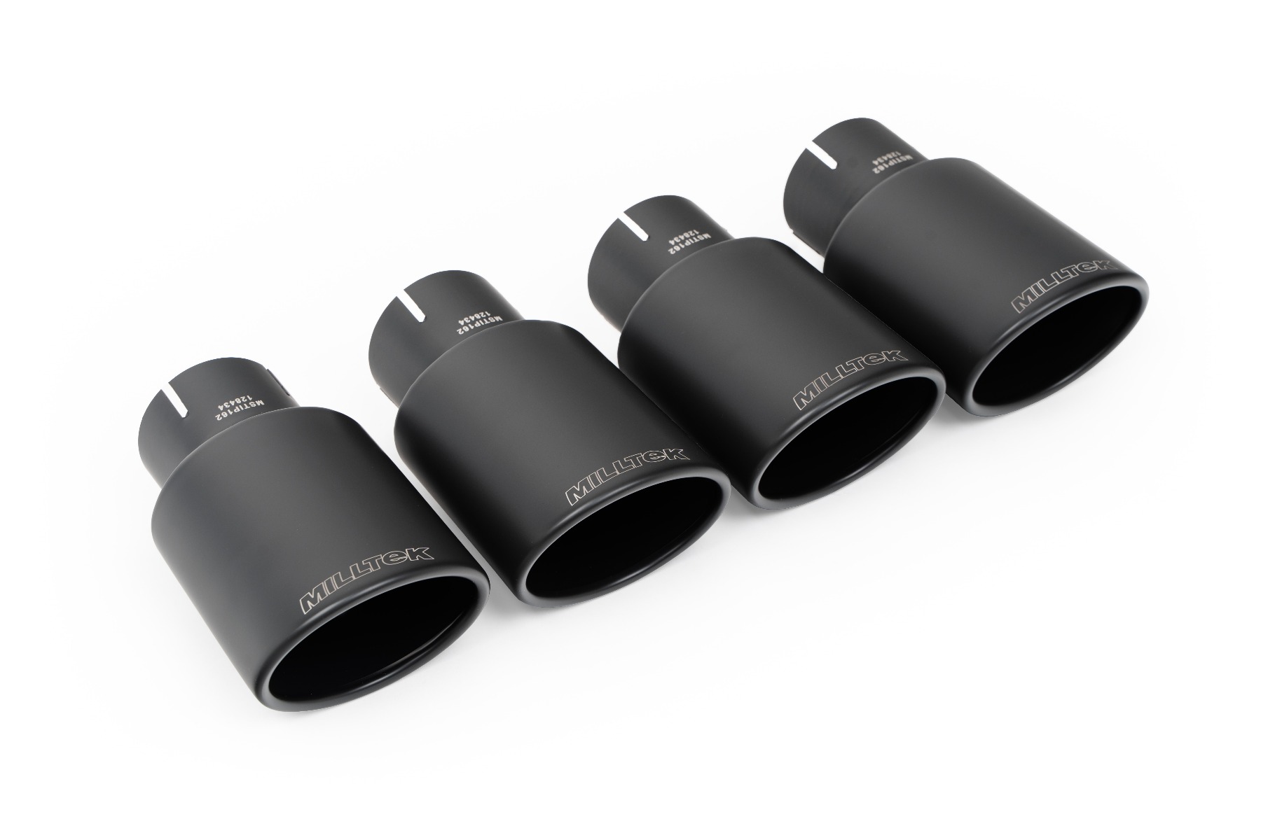 Milltek Cat-Back System - Audi S5 (B9) 3.0T Coupe/Cab (Non GPF ONLY - Non-Sport Diff Vehicles) - RHD Models Only – Resonated - Black Oval Tips (SSXAU1144), view 1