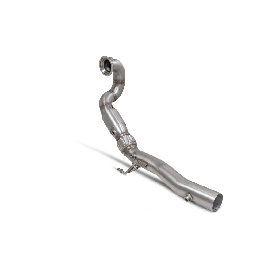 Scorpion DownPipe Options - Skoda Octavia VRS (MK4) - Saloon & Estate – Downpipe with high flow sports catalyst - SVWX064