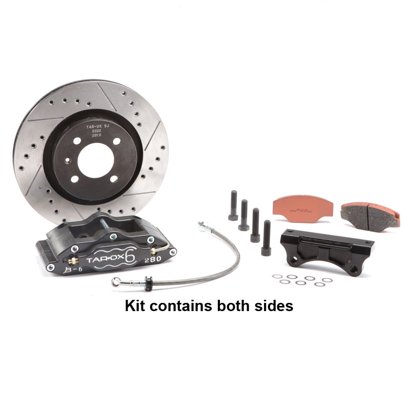 Tarox Front Big Brake Kit - VW Golf Mk1 GTI 77-83 - 280x22mm – Blue / Sport Japan - Drilled & Grooved